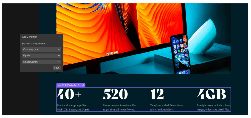 Webflow design