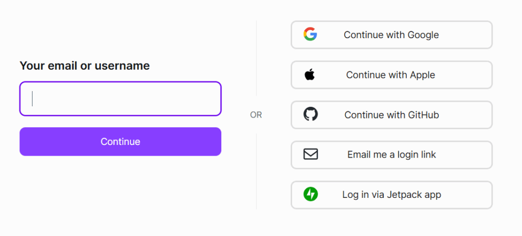 Woocommerce login