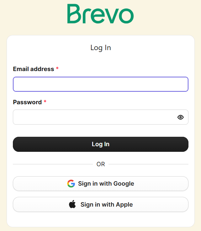 Brevo login
