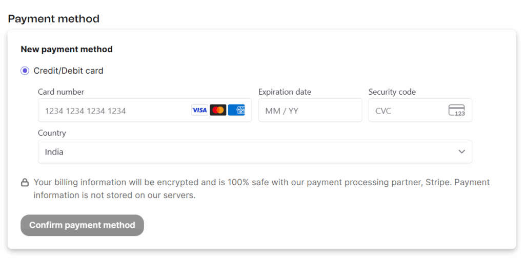 Brevo payment