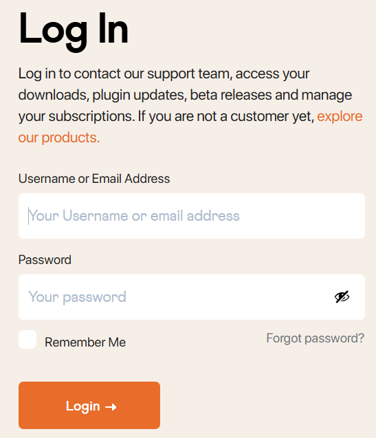 Buddyboss log in