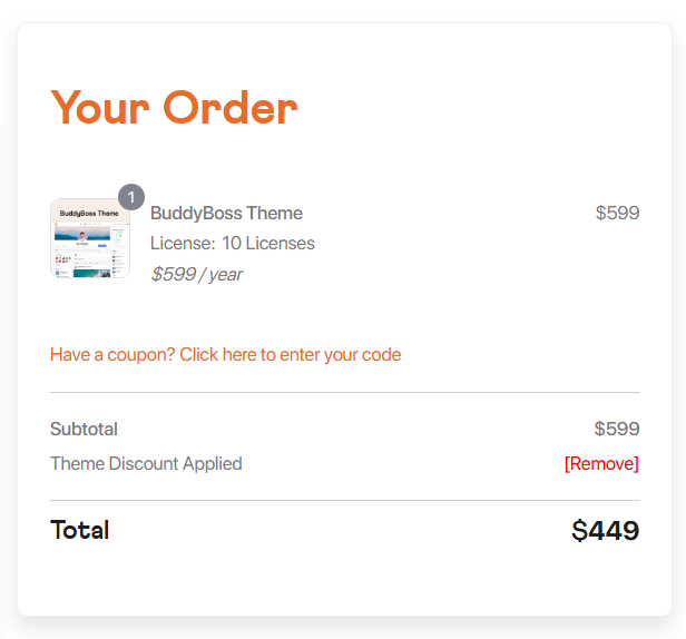 Buddyboss payment
