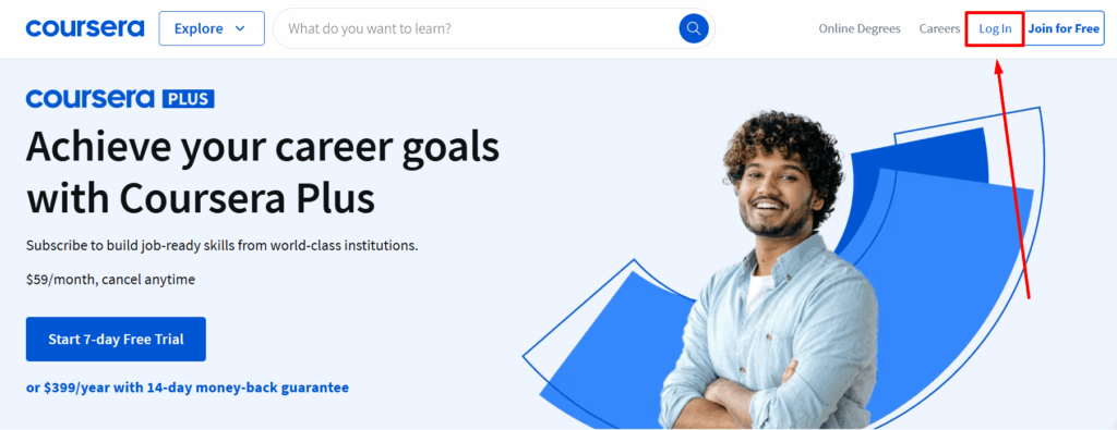 Coursera Plus interface