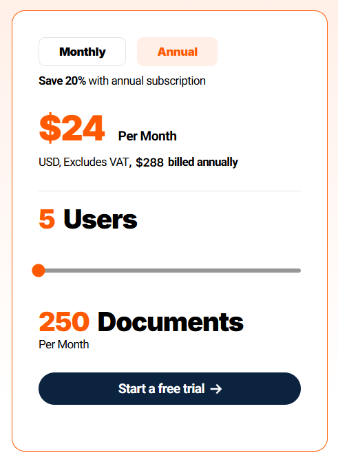 Dext pricing