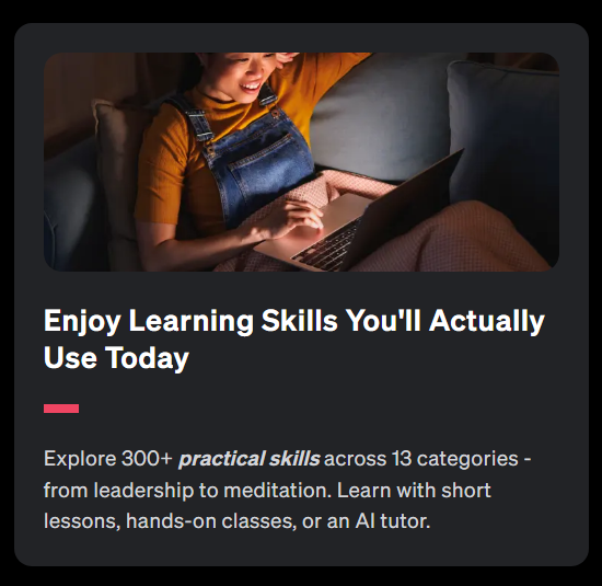 Masterclass learning skills