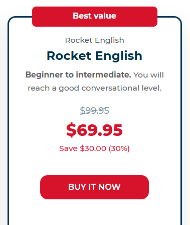 Rocket language pricing