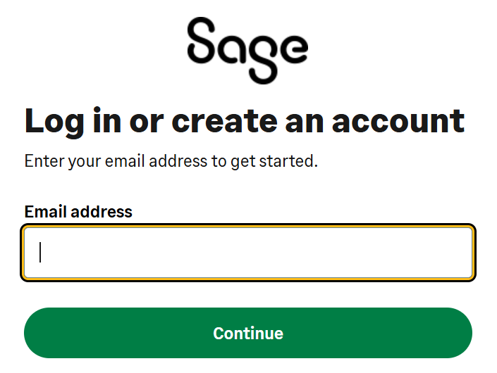 Sage log in