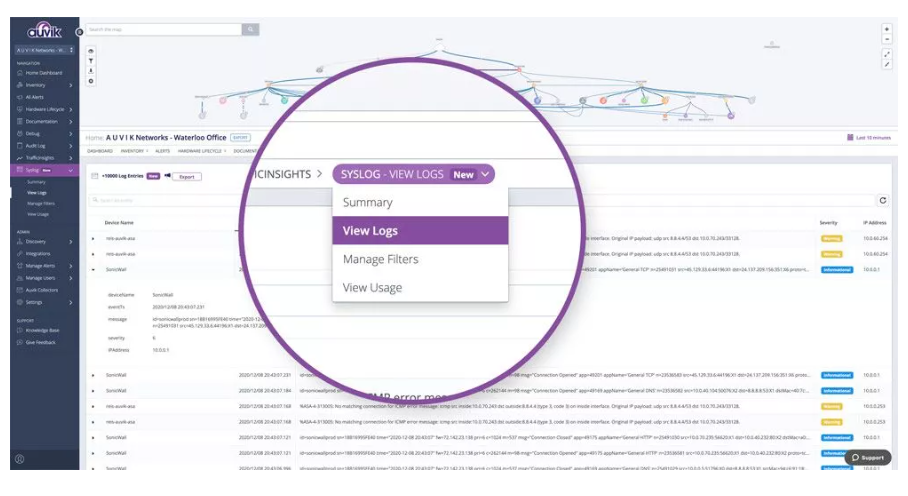 Auvik network