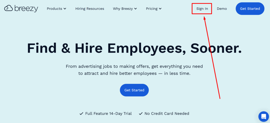 Breezy interface
