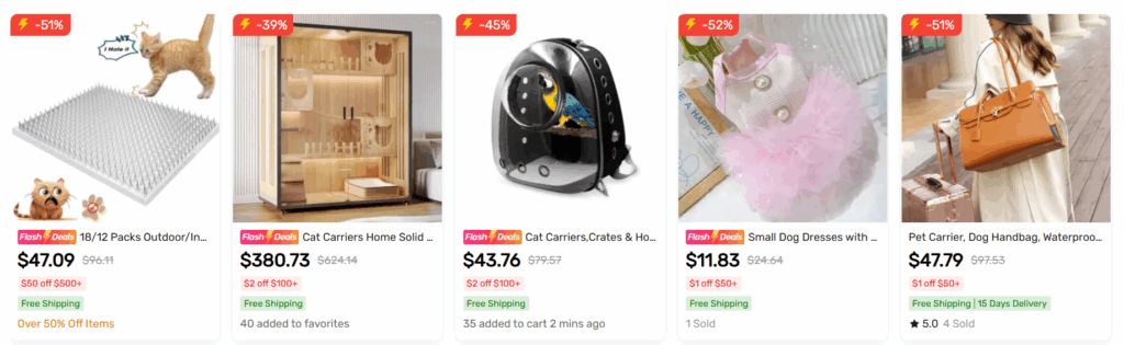 DHgate pet supplies