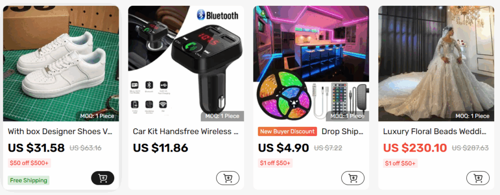 DHgate pricing