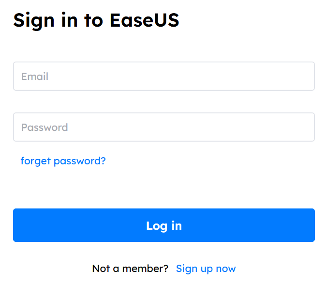 EaseUs-login