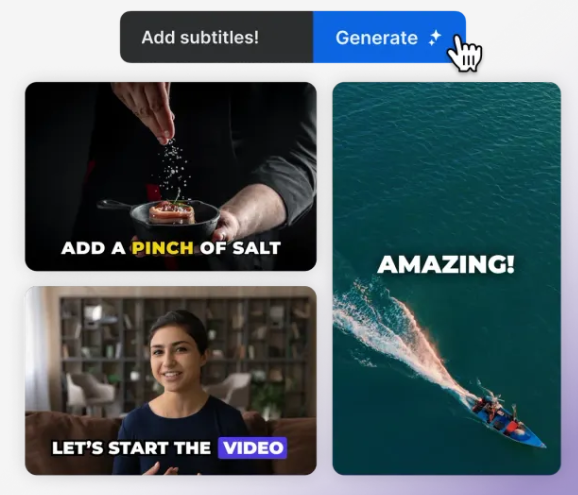Invideo subtitle