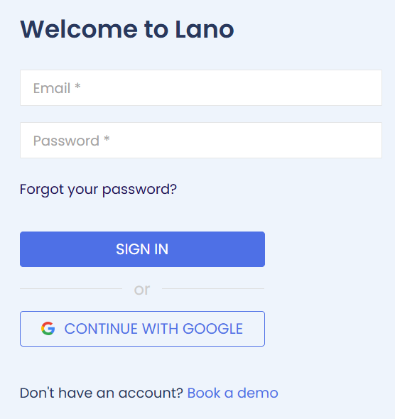 Lano login