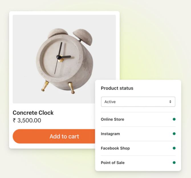 Shopify website