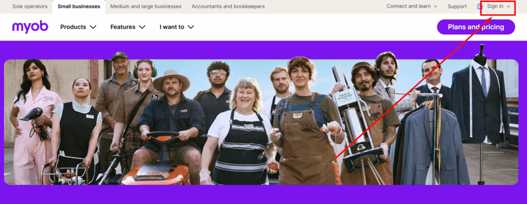 myob interface